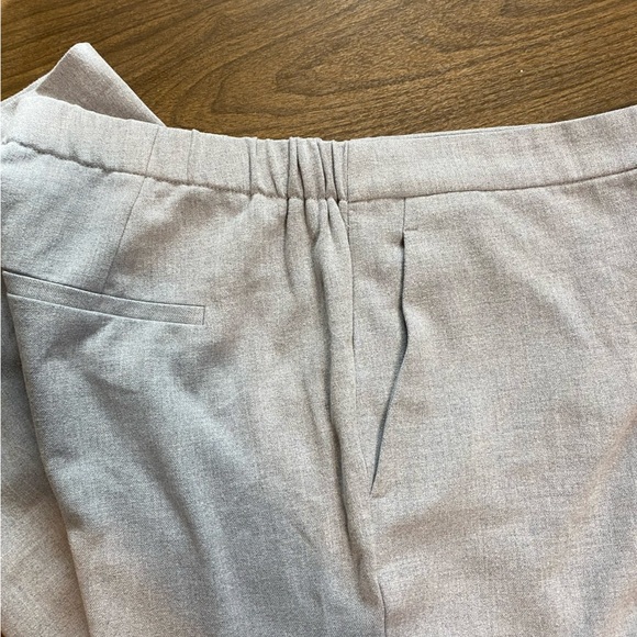 Old Navy wide leg crop pants gray front pockets size 12 - Picture 4 of 9